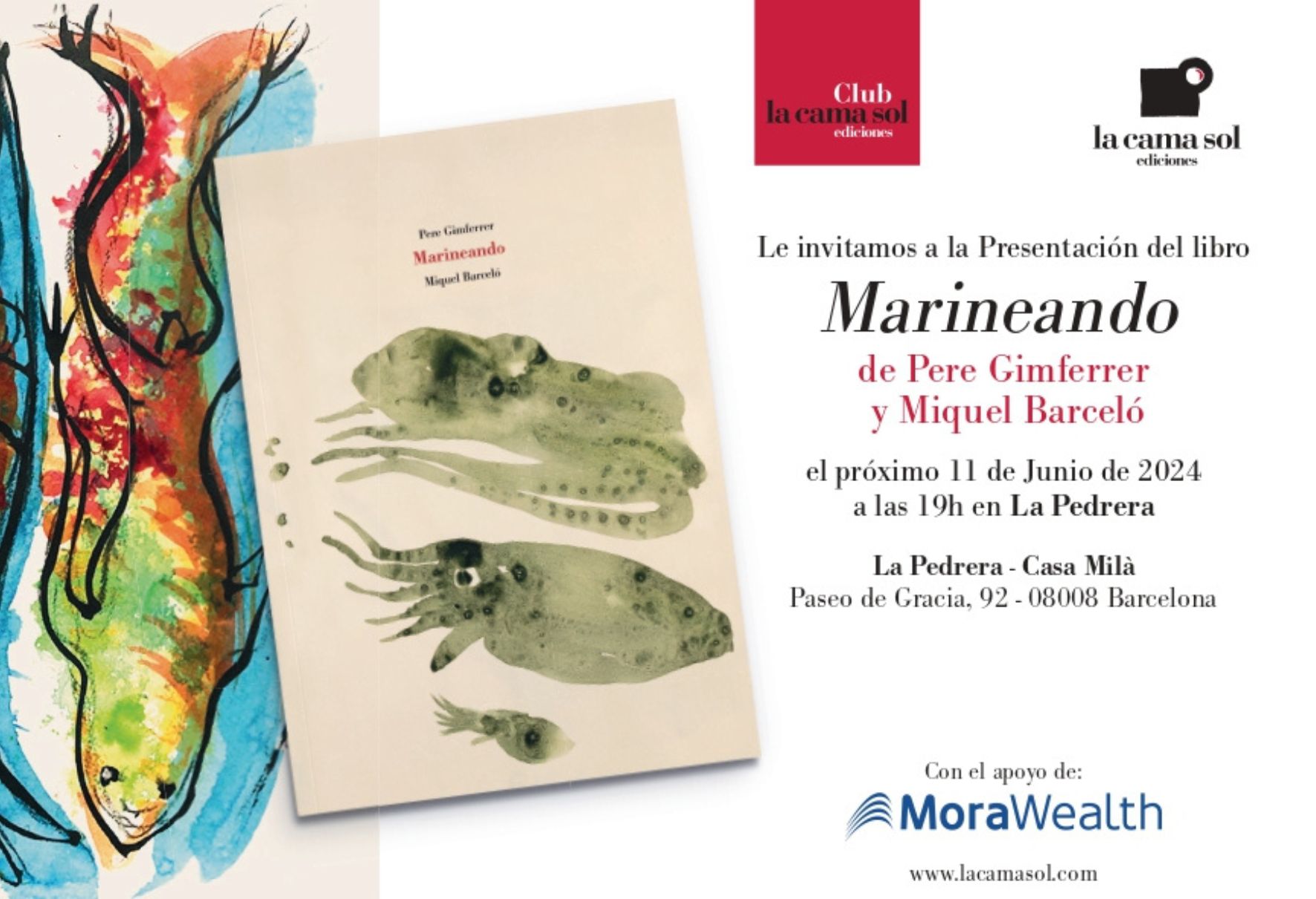 Presentación del libro "Marineando" en La Pedrera